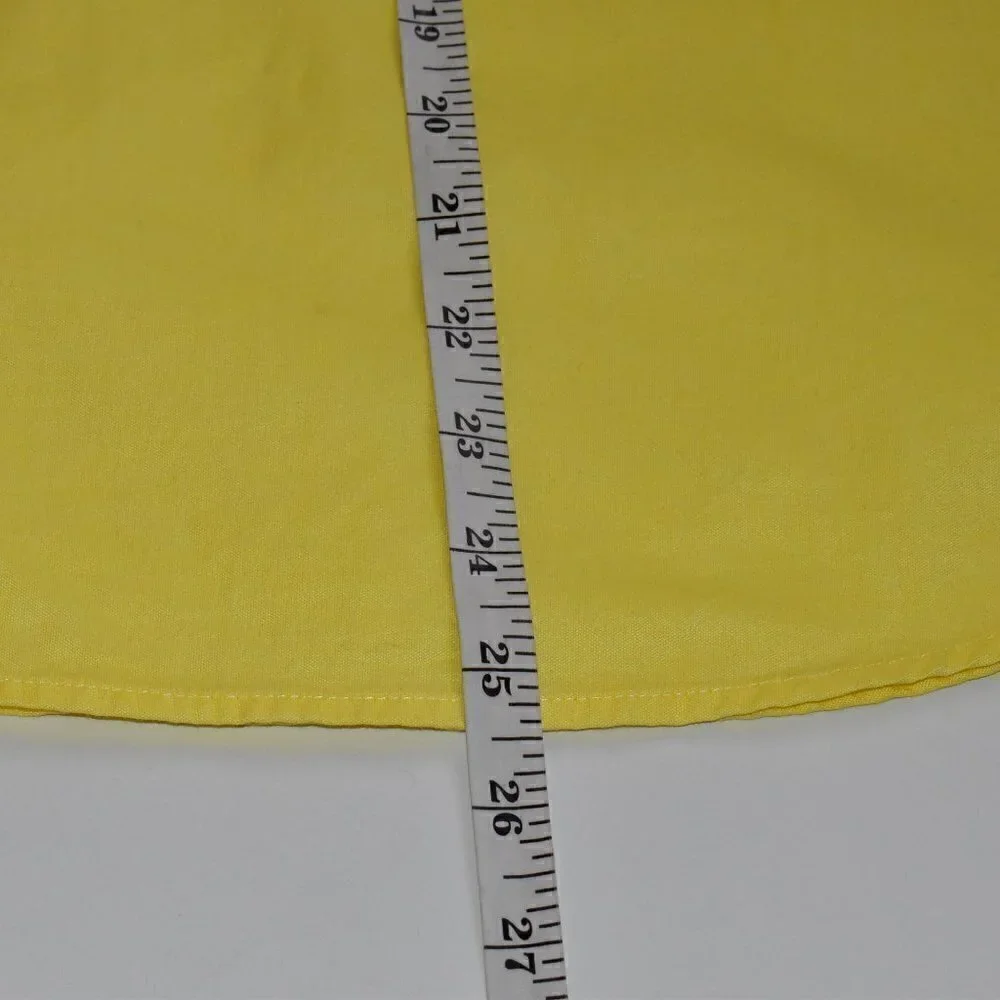 J. Crew Halter Neck Bow Tie Blouse Top Yellow Size 00